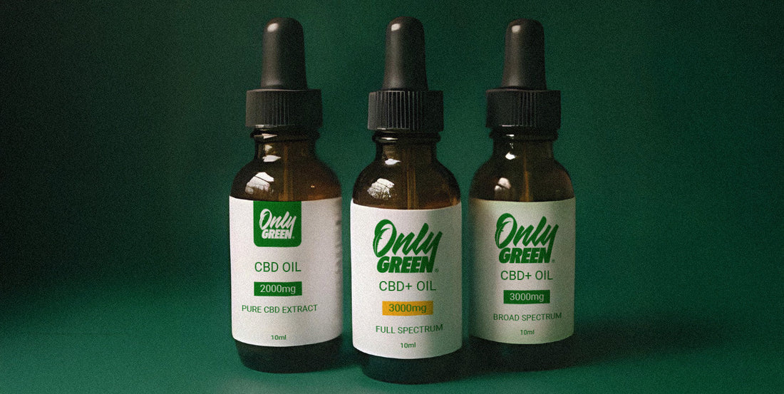 Three 10ml CBD Oil Bottles