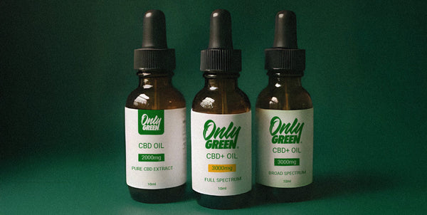 Three 10ml CBD Oil Bottles