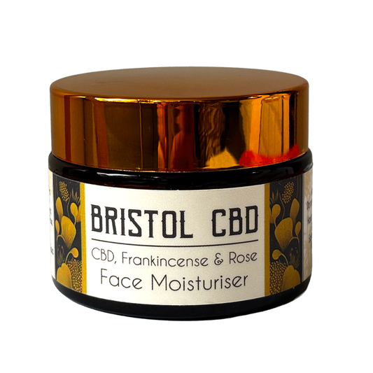 Bristol CBD face moisturiser pot