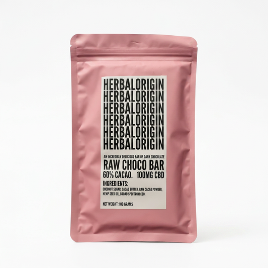 Raw CBD Chocolate Bar | 60% Dark Cacao