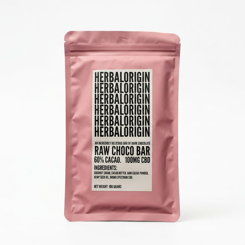 Raw CBD Chocolate Bar | 60% Dark Cacao
