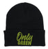 Only Green Beanie Black